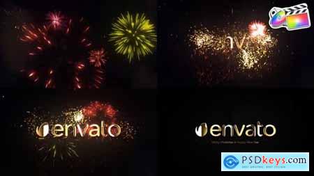 New Year Firework Logo for FCPX 42179950