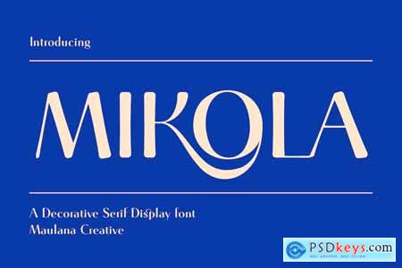 Mikola Serif Display Font