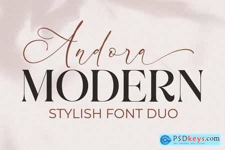 Andora Modern Font Duo