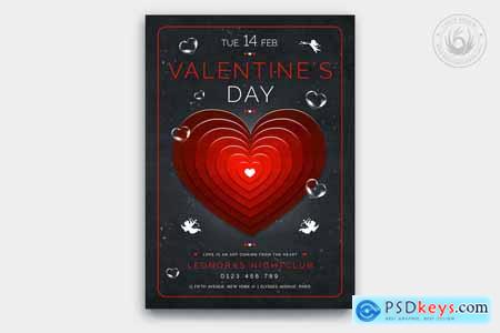 Valentines Day Flyer Template V27