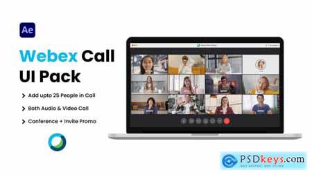 Webex Video Conference UI Pack 42143120