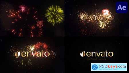 New Year Firework Logo for After Effects 42179883
