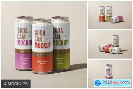 Soda Can Mockup Set RT9KS65