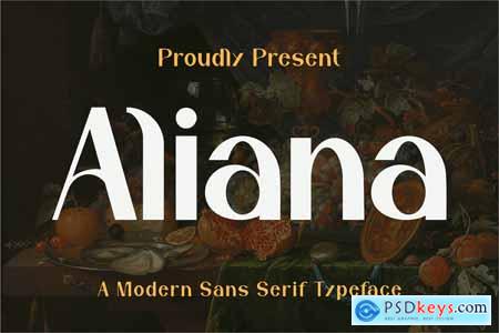 Aliana - A Modern Sans Serif