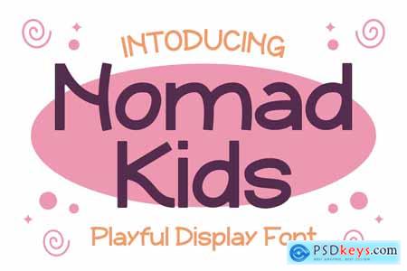 Nomad Kids - Playful Display Font