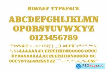 Roklet Typeface