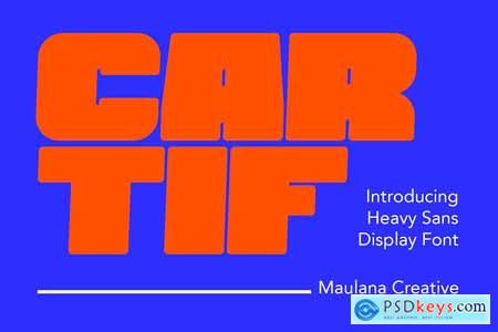 Cartif Heavy Bold Sans Display Font