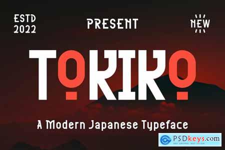TOKIKO - A Modern Japanese Font