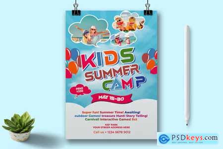 Kids Summer Camp Flyer