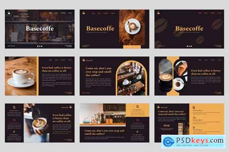 Basecoffe - Coffe & Cafe Shop Powerpoint Template