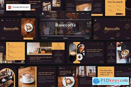 Basecoffe - Coffe & Cafe Shop Powerpoint Template