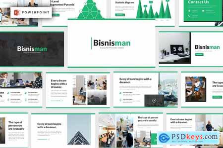 Bisnisman - Busines Plan Powerpoint Template