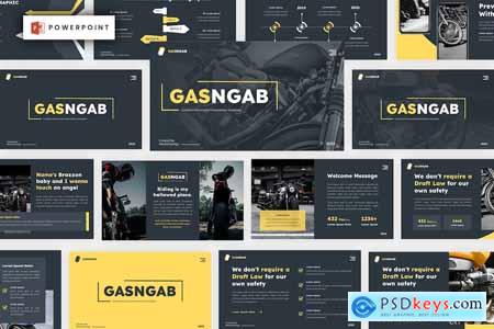 GASNGAB - Creative Motorcycle Powerpoint Template