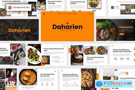 Daharien - Food Restaurant Powerpoint Template