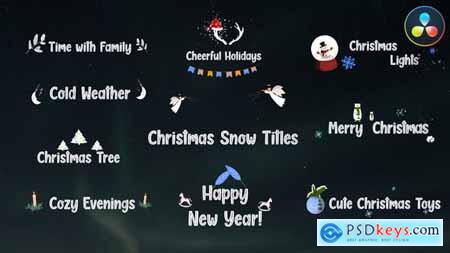 Christmas Snow Titles for DaVinci Resolve 41414249