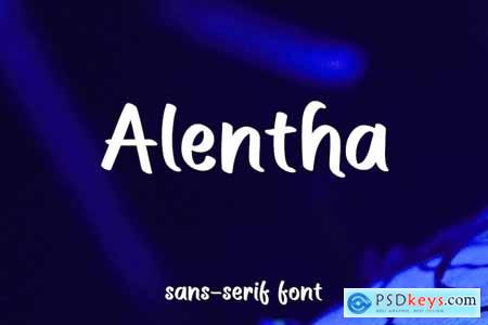 Alentha - Display Sans Serif Font