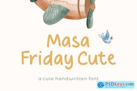 Masa Friday Cute A Cute Handwritten Font