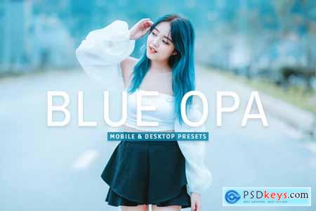 Blue Opal Mobile & Desktop Lightroom Presets