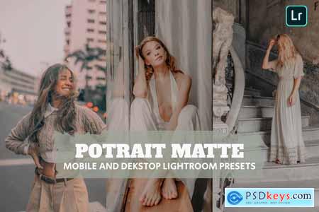 Potrait Matte Lightroom Presets Dekstop and Mobile