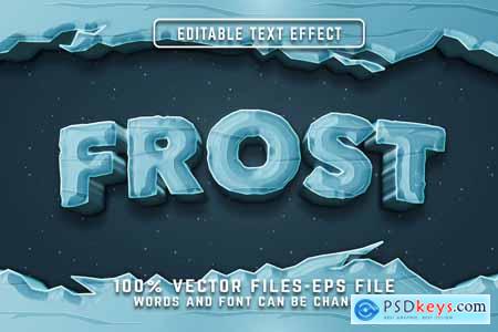 Frost Editable Text Effect