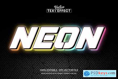 Neon Light - Editable Text Effect, Font Style 2S8M2Y9