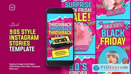 90s Style Instagram Stories Template 41684324