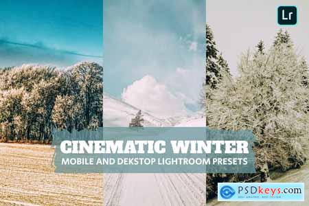 Cinematic Winter Lightroom Presets Dekstop Mobile