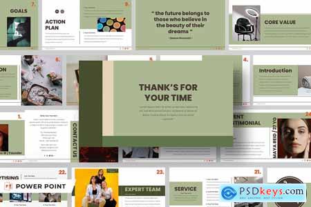 BEYOUTEE - Digital Business Profile PPT TEMPLATE