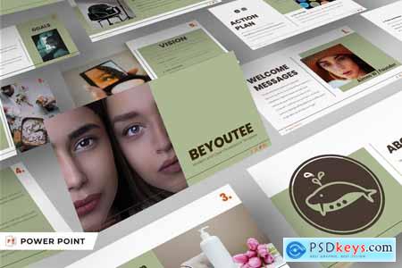 BEYOUTEE - Digital Business Profile PPT TEMPLATE