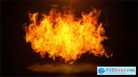 Blazing Fire Logo Reveal 41922237