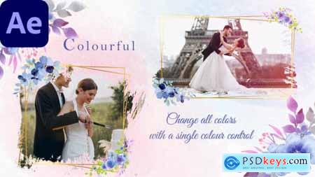 Floral Wedding Slideshow Wedding Photo Slideshow 41845445