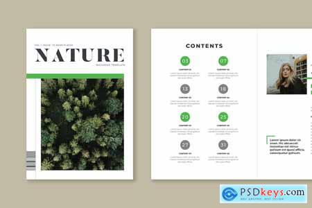 Nature Magazine Template