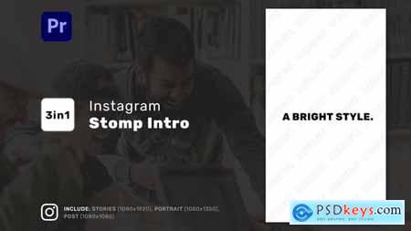 Instagram Stomp Intro for Premiere Pro 40616294