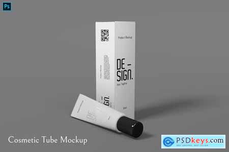 Cosmetic Tube Mockup RJST7F3