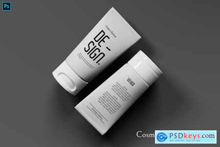 Cosmetic Tube Mockup 3F247X2