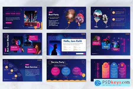 Celebrate - New Year 2023 Powerpoint Template