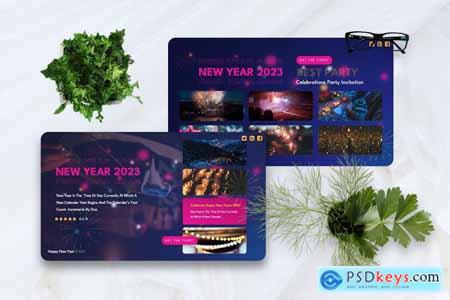 Celebrate - New Year 2023 Powerpoint Template