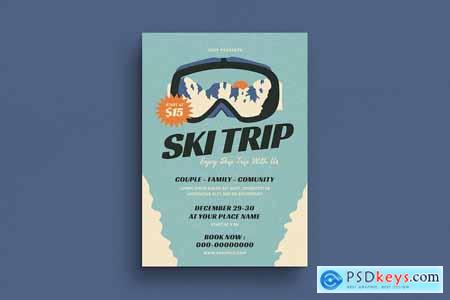 Ski Trip Event Flyer
