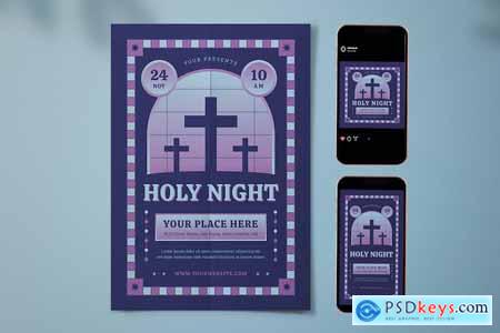 Holy Night Flyer Set