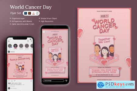 Versity - World Cancer Day Flyer Set