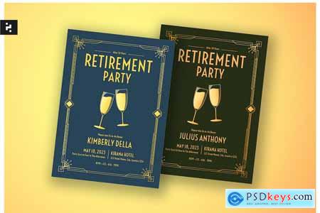 Elegant Retirement Party Invitation