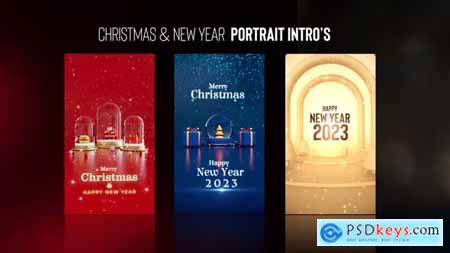 Christmas & New Year Portrait Intros 42462611