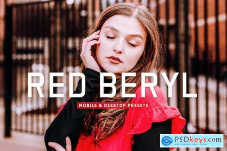Red Beryl Mobile & Desktop Lightroom Presets