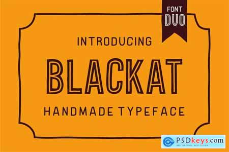Blackat - Font duo
