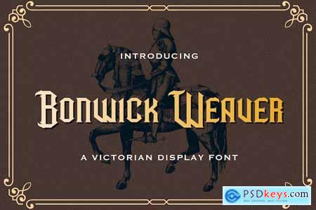 Bonwick Weaver - Victorian Display Font