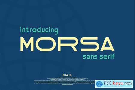 Morsa - Space font