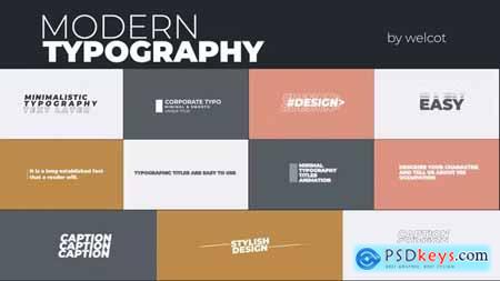Typography Titles 1.0 - After Effects 42501615