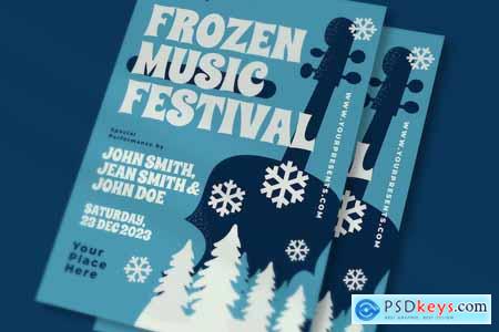 Frozen Music Festival Flyer