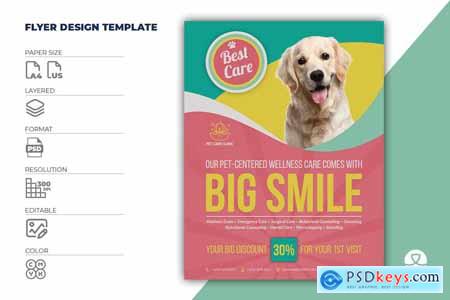 Pet Care Center Flyer Template Vol.2