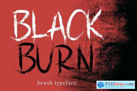 BLACKBURN - Brush Typeface AM